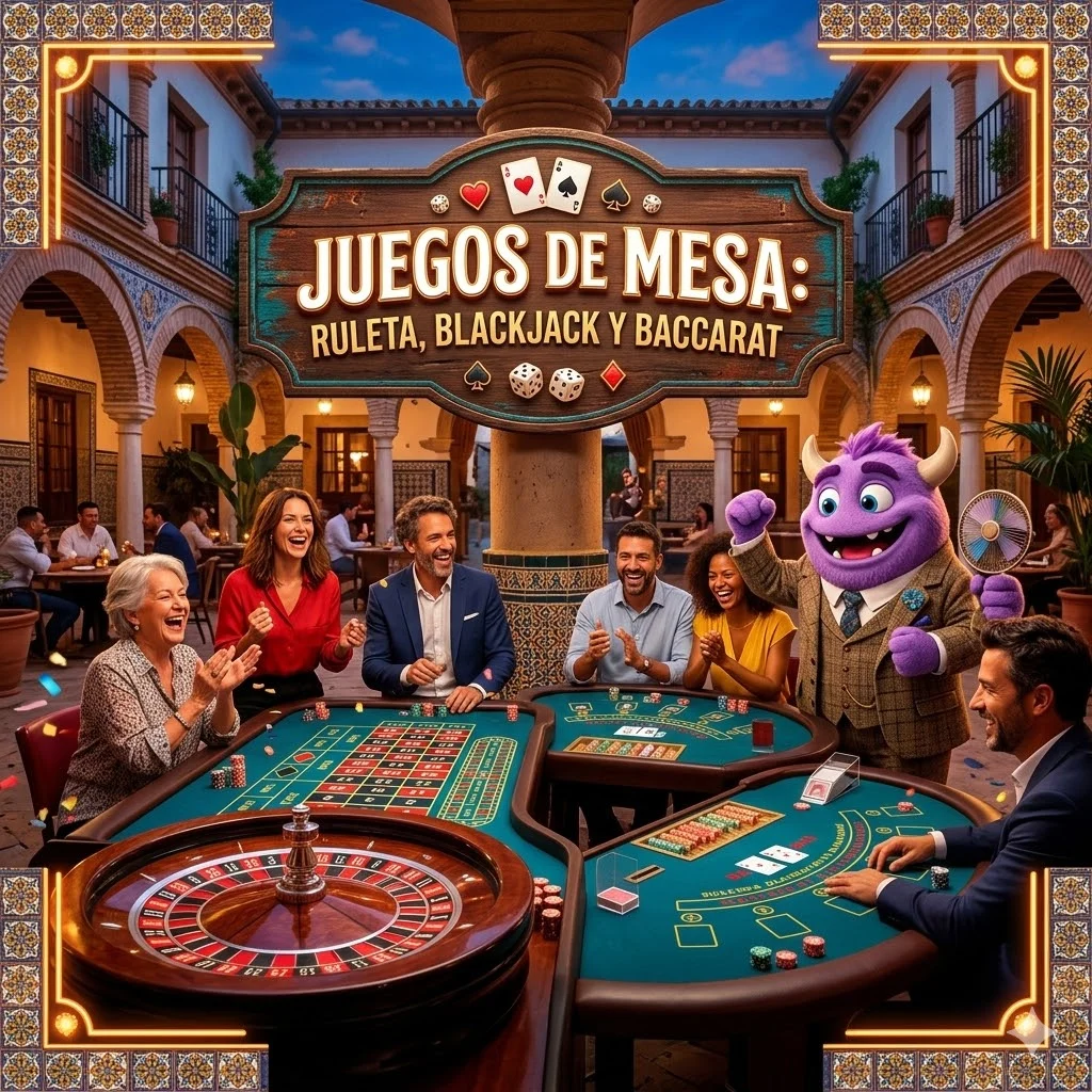 Juegos de mesa: Ruleta, Blackjack y Baccarat