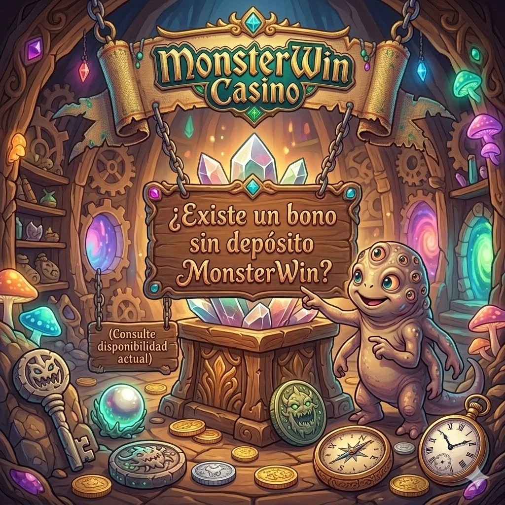 ¿Existe un bono sin depósito MonsterWin?